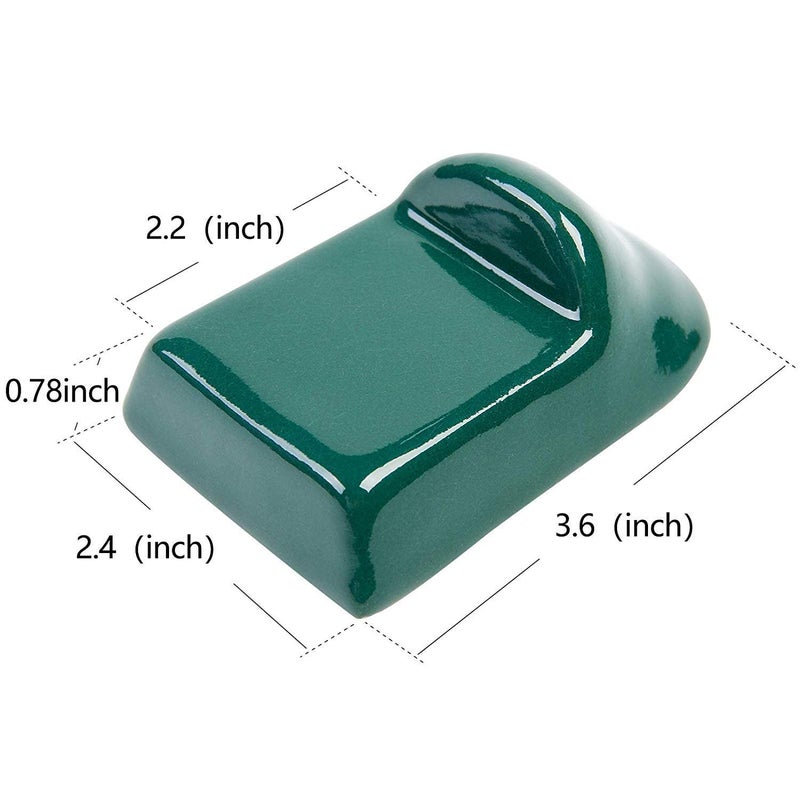 Dracarys BBQ Ceramic Feet Shoes For Big Green Color Egg,Dracarys Grill Shoes Green Grill Egg Base Feet Accessories Used to Place Grill on A Combustible Material Built-in Application(not for Mini-Max)-set of 4 - Image 1